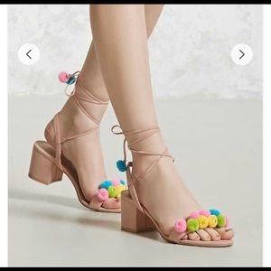 🌼Sandal Sale🌼 Pompom Sandal with strap on sale